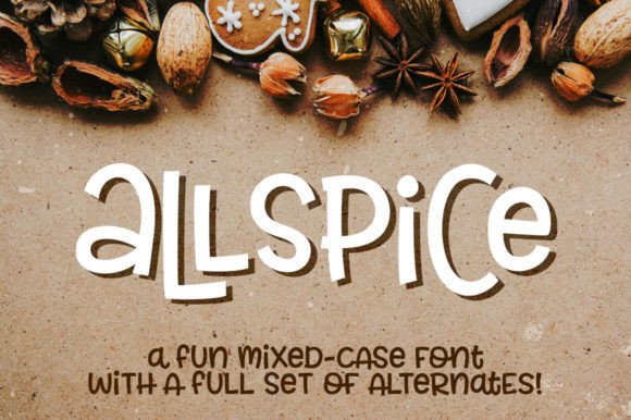Allspice: A Display Font That Adds Personality to Digital Designs
