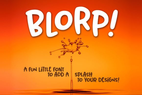 Blorp: A Bold Display Font for Modern Editorial Design