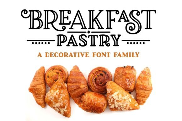 Breakfast Pastry Font: Adding Personality to Campaign Visuals