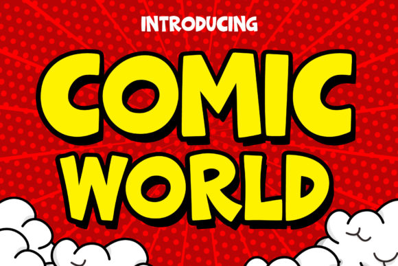 Comic World: A Vintage Display Font for Modern Editorial Design