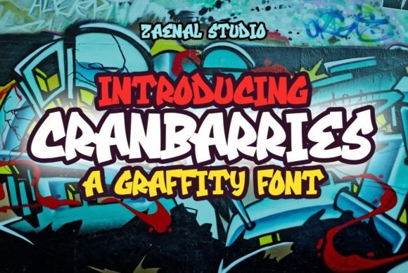 Cranbarries: A Playful Display Font for Crafters and Makers