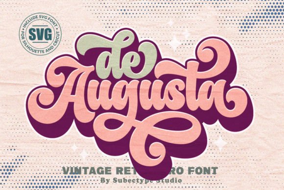 De Augusta: A Bold Vintage Font for Scroll-Stopping Digital Campaigns