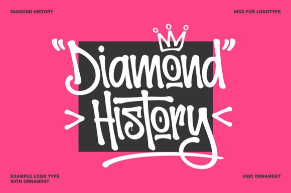 Diamond History: A Bold Display Font for Modern Web Design