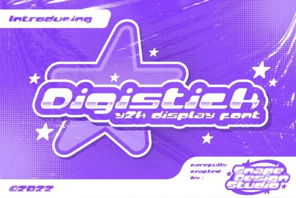 Digistick: A Futuristic Font for Crafters and Makers