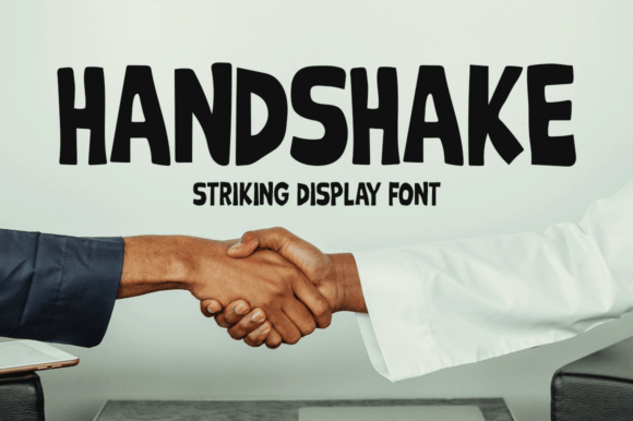 Handshake: A Display Font That Elevates Small Business Branding
