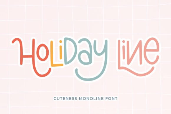 Holiday Line: A Designer’s Take on This Festive Display Font