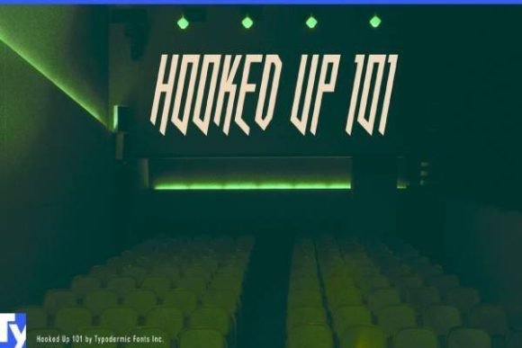 Hooked Up: A Futuristic Font for Bold Campaign Visuals