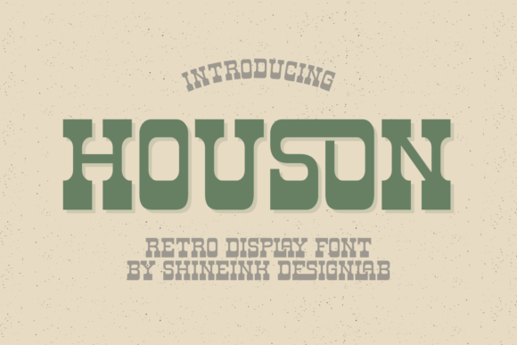 Houson: A Bold Display Font for Striking Web Design