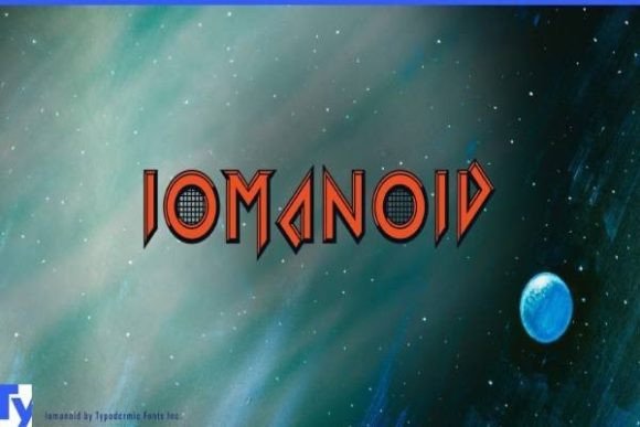 Iomanoid: A Retro-Futuristic Typeface for Bold Branding Projects