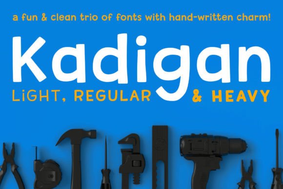 Kadigan: A Designer’s Take on This Sharp Display Font