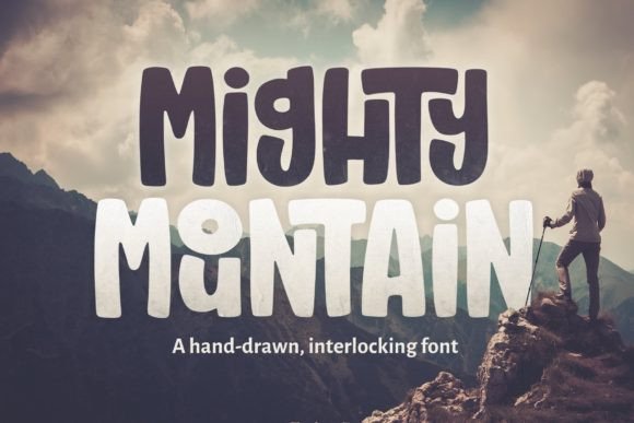Mighty Mountain: A Bold Display Font for Modern Web Design