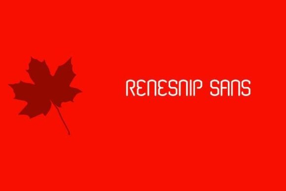 Renesnip: A Dynamic Display Font for Modern Marketing Visuals