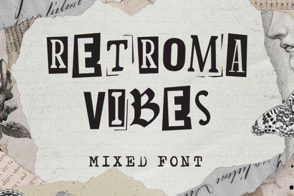 Retroma Vibes: A Bold Display Font for Modern Marketing and Social Media Design