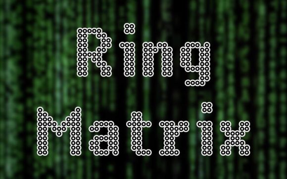 Ring Matrix: A Bold Display Font for Dynamic Editorial Design