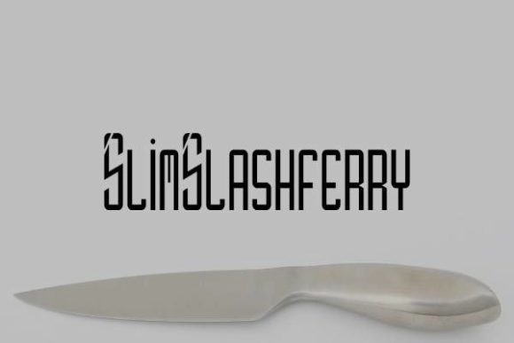Slim Slashferry: A Sleek Display Font for Modern Web Design