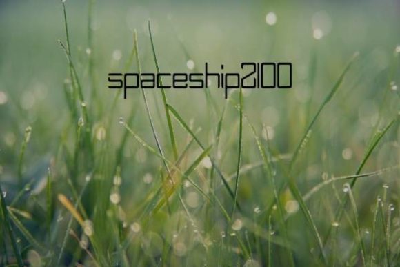 Spaceship2100: A Modern Display Font for Crafters and Product Designers