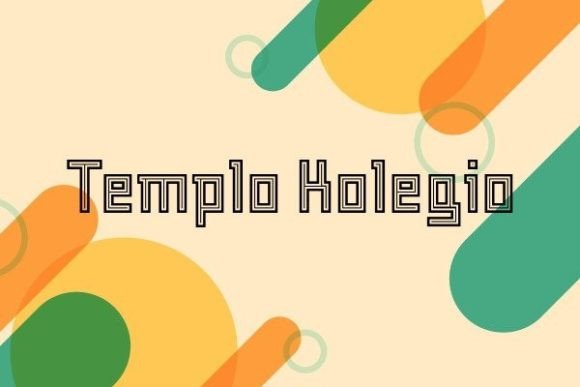Templo Kolegio: A Playful Typeface for Warm, Inviting Editorial Design