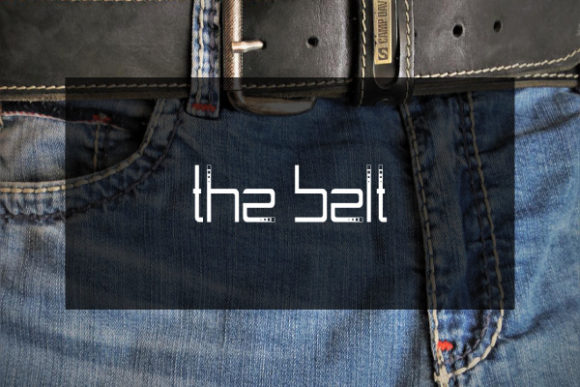 The Belt: A Modern Display Font for Web Designers and Digital Brands