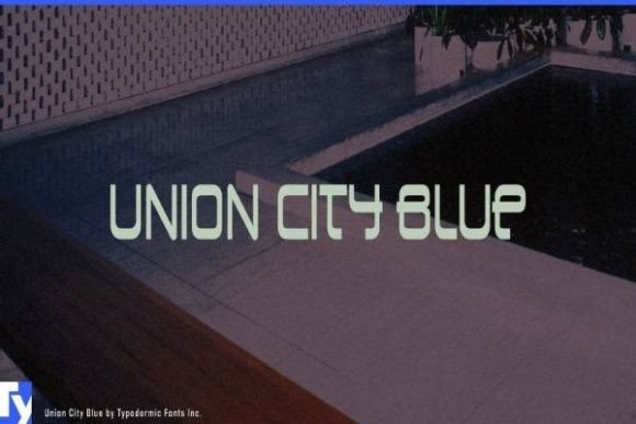 Union City Blue: A Futuristic Font for Crafters and Makers